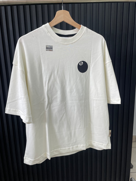 CAMISETA BOXY FIT S8 BLANCA