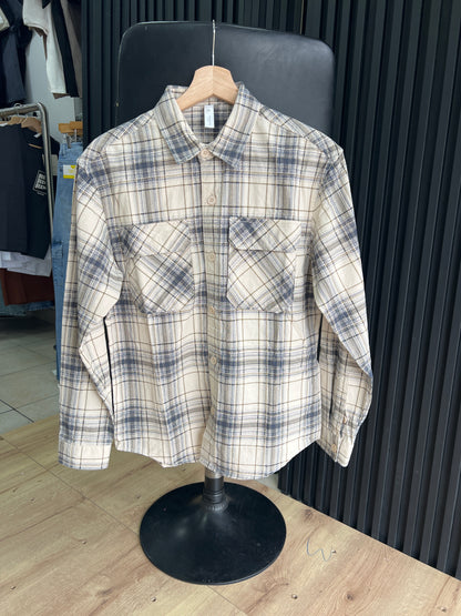 SOBRECAMISA WF BEIGE AZUL