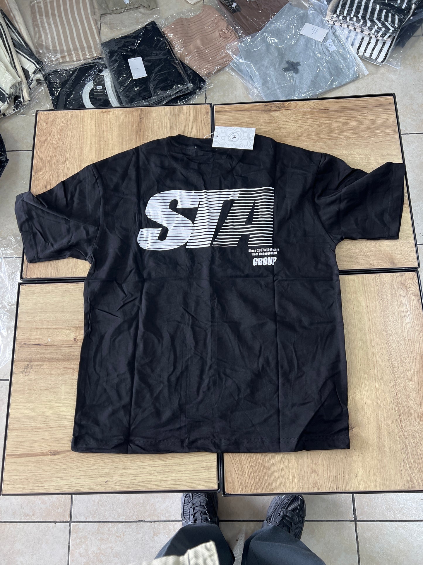 CAMISETA STA NEGRA