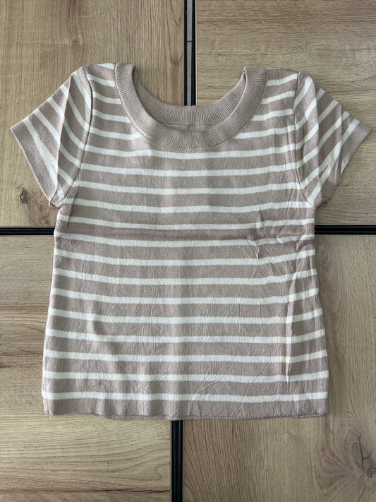 KNIT TOP ST BEIGE