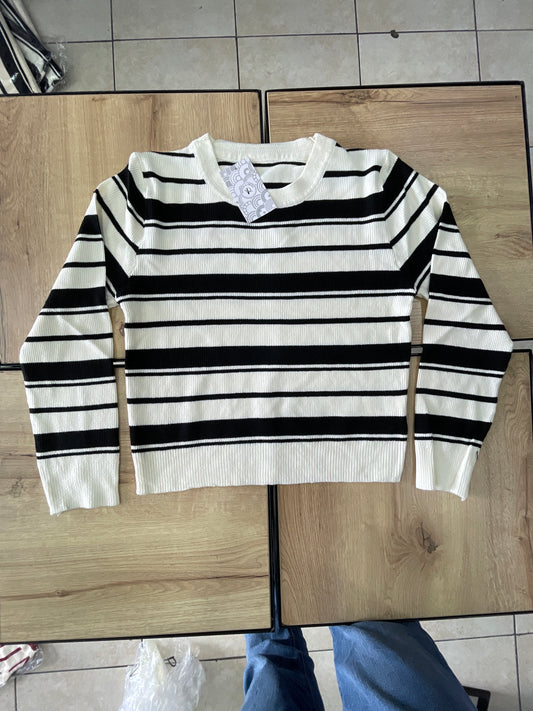 JERSEY MB BLANCO NEGRO