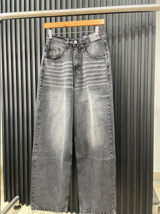 JEANS BAGGY M19 PLOMO