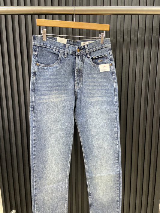 JEANS RECTO FD AZUL