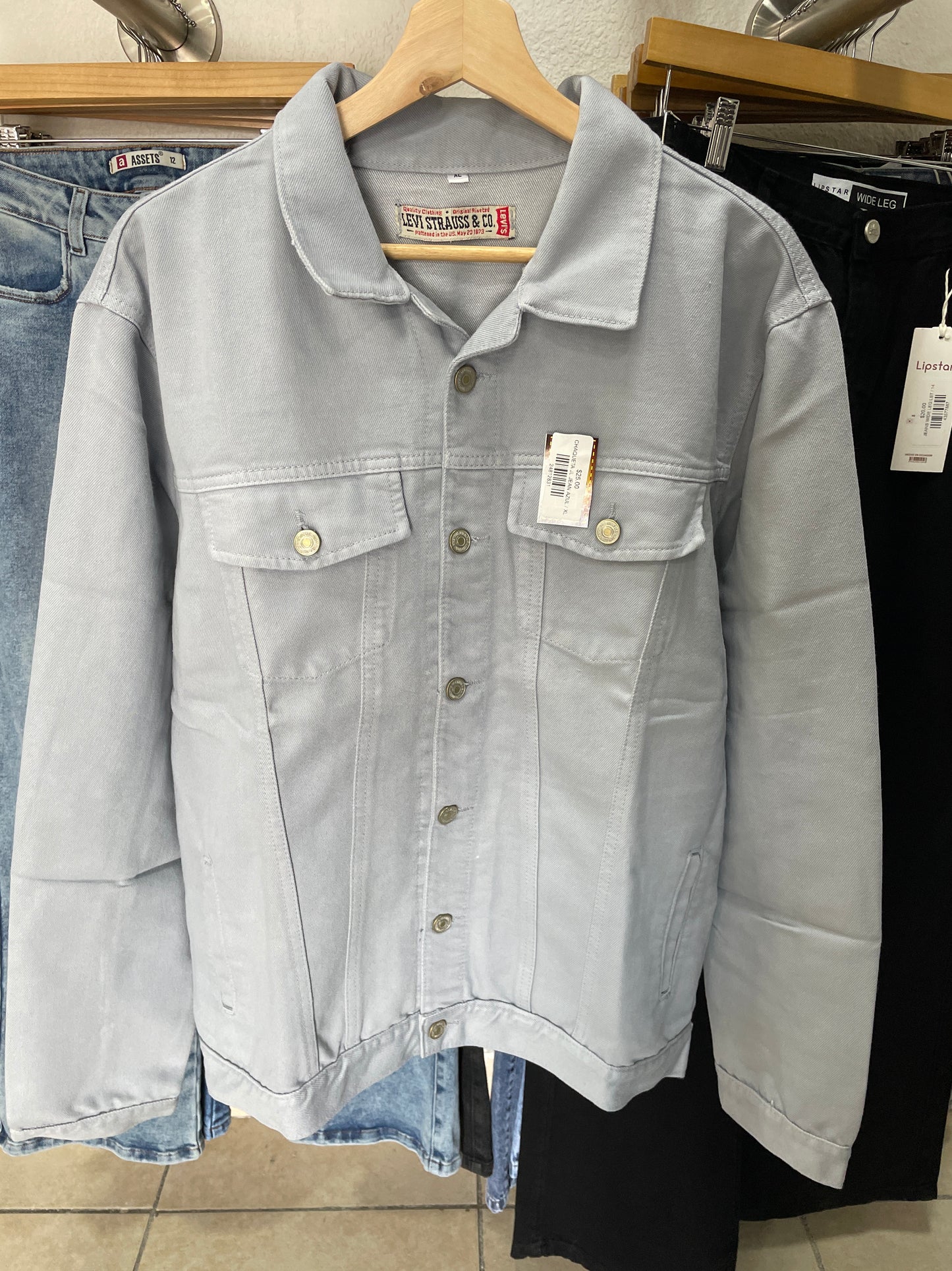 CHOMPA JL JEAN AZUL