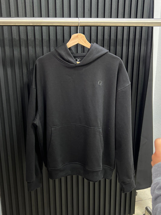 HOODIE BOXY FIT CE NEGRO