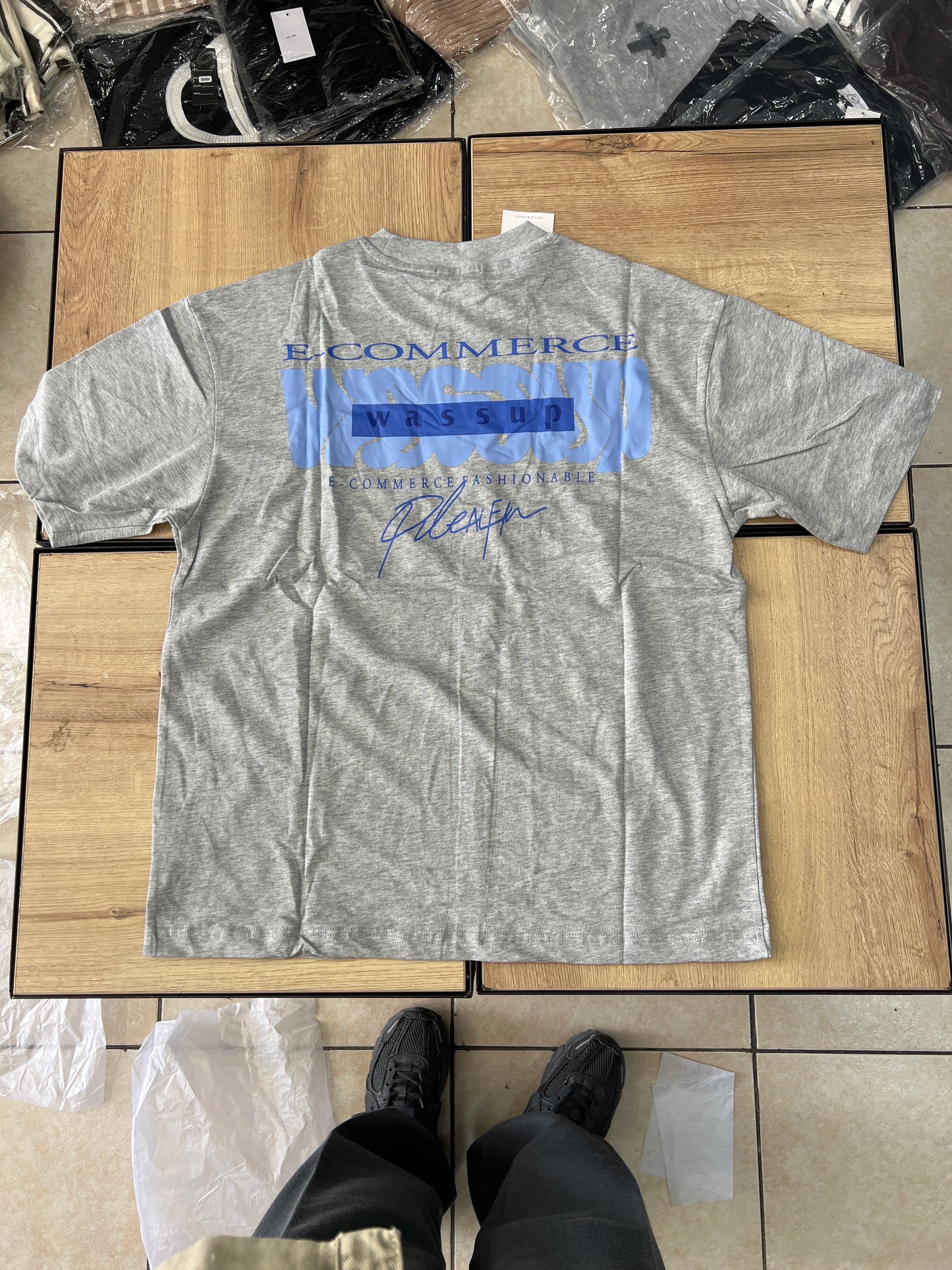 CAMISETA WSP GRIS