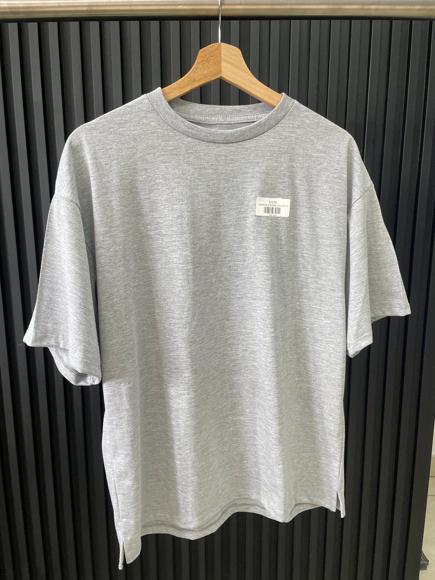 CAMISETA OVERSIZE CS GRIS