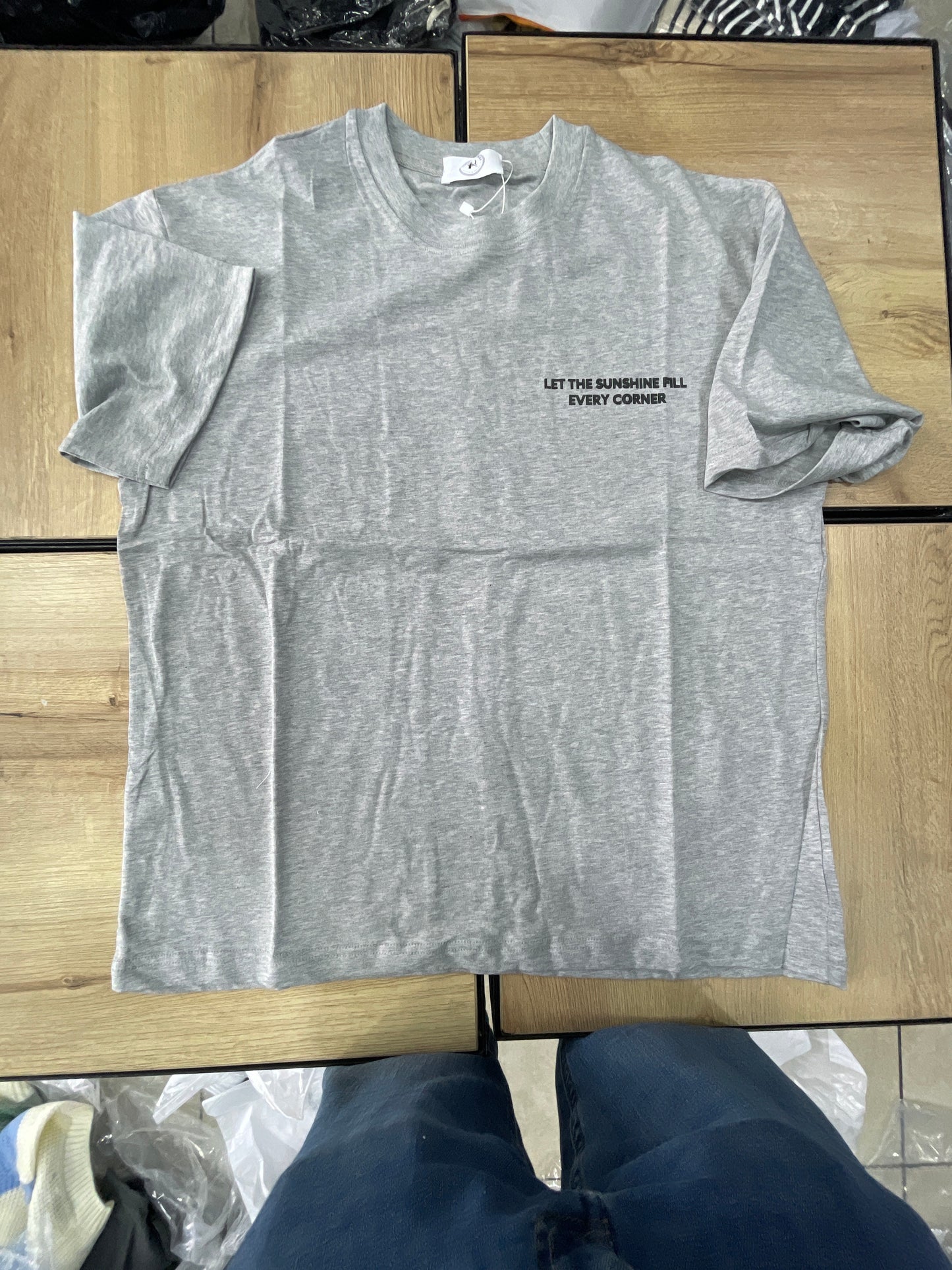 CAMISETA LTS GRIS