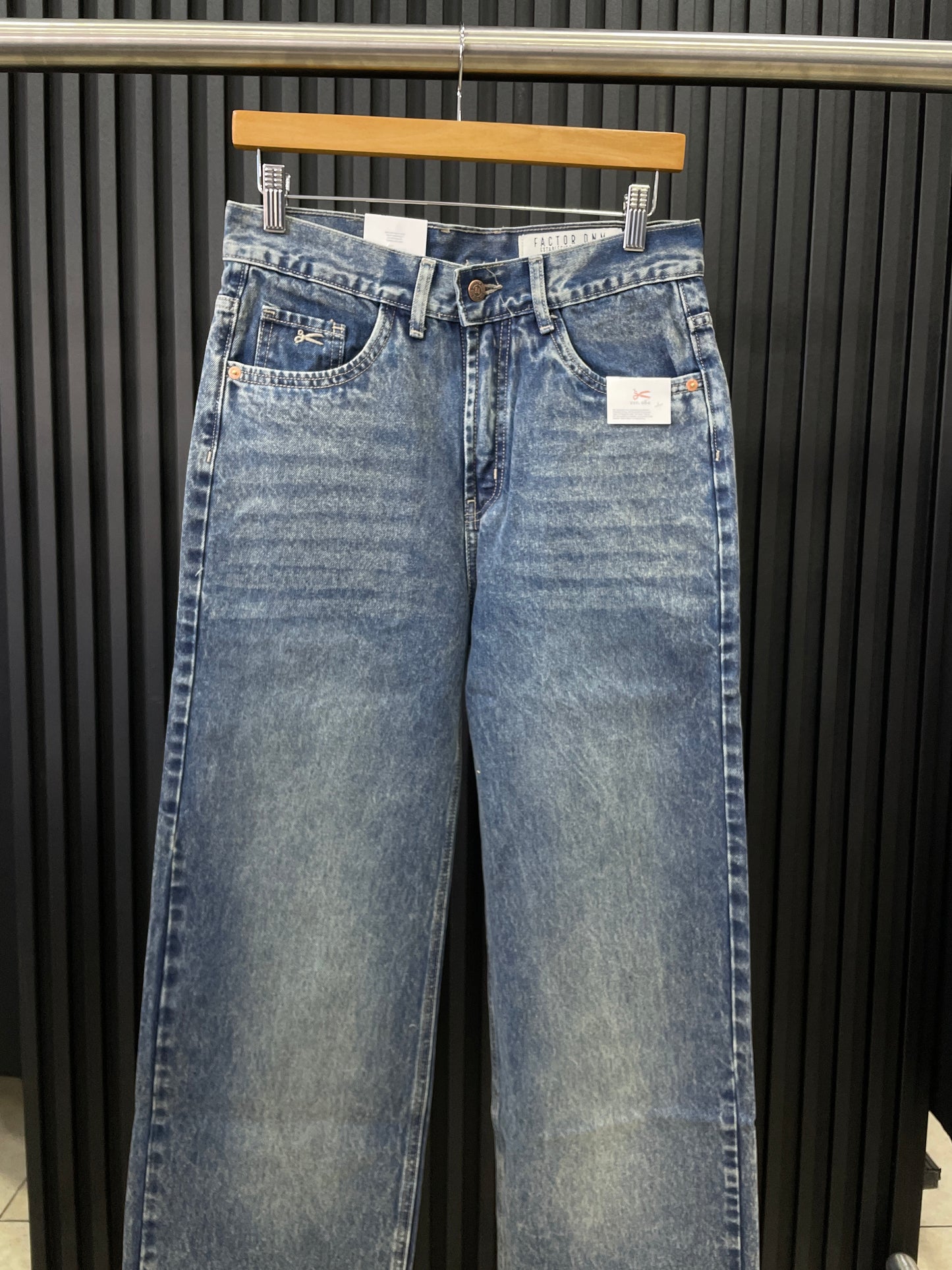 JEANS BAGGY DF AZUL PIEDRA