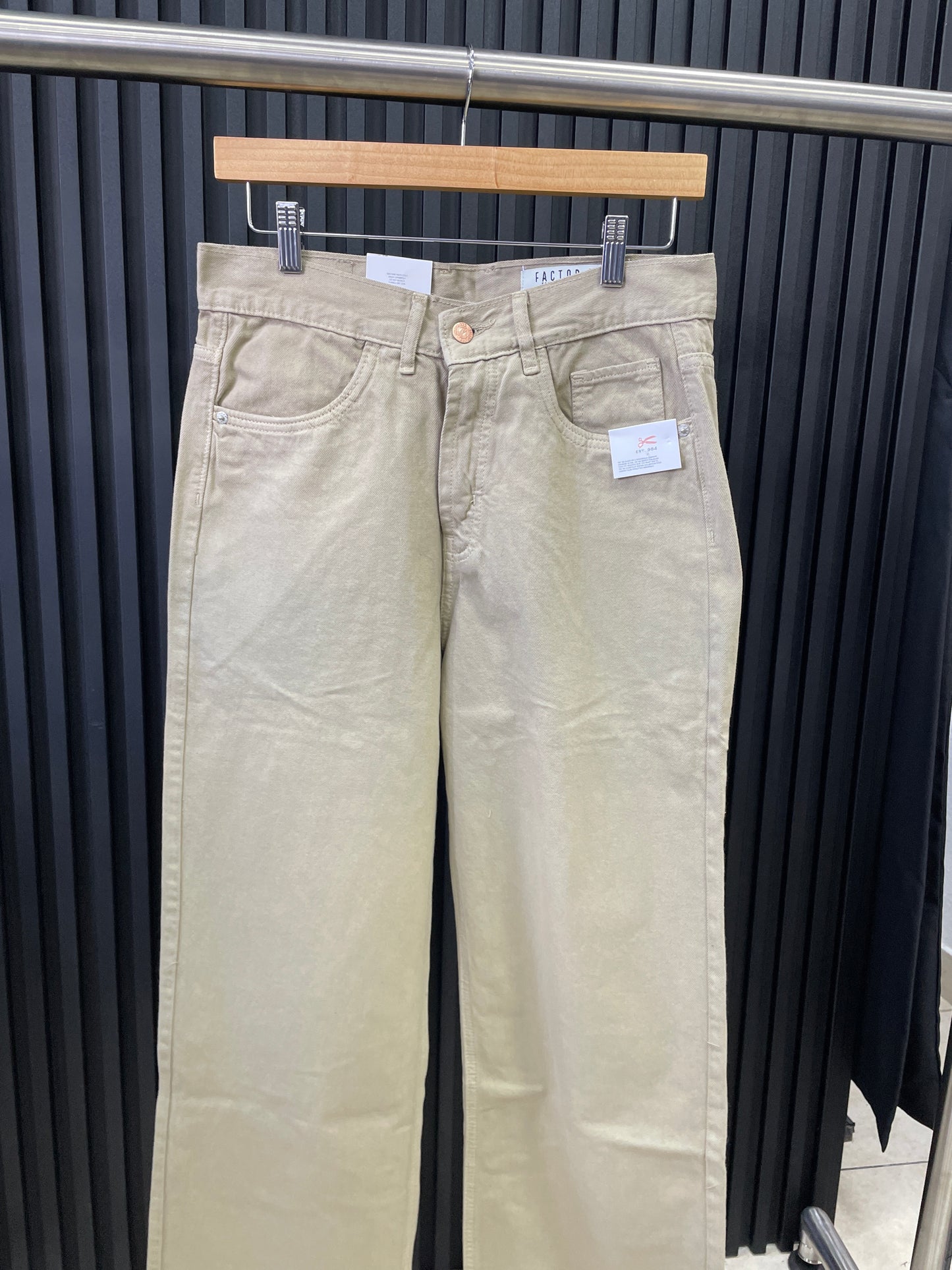 JEANS BAGGY DF BEIGE