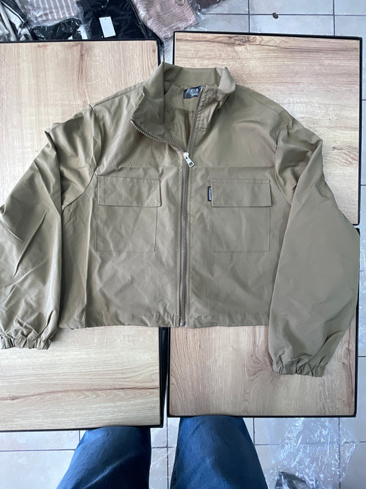 CROP CHOMPA TS BEIGE