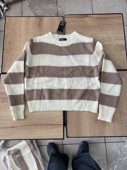 JERSEY HO BEIGE BLANCO