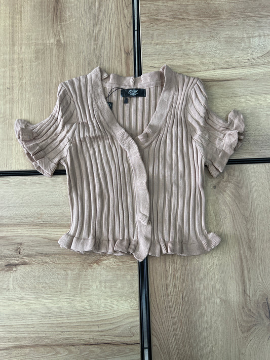 KNIT TOP LS CAFÉ